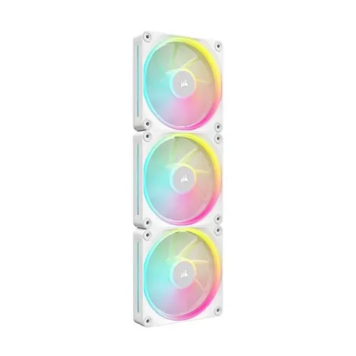 Corsair Icue Link Lx120 Rgb - 3x120mm Pwm Case Fan Starter Kit - White