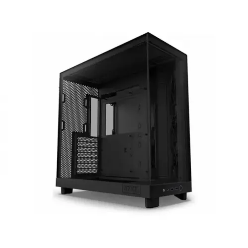 Nzxt H6 Flow Compact Dual-chamber Atx Mid Tower Case - Black - CC-H61FB-01