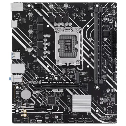 Asus Prime H610m-k Ddr4 Argb Motherboard - Black