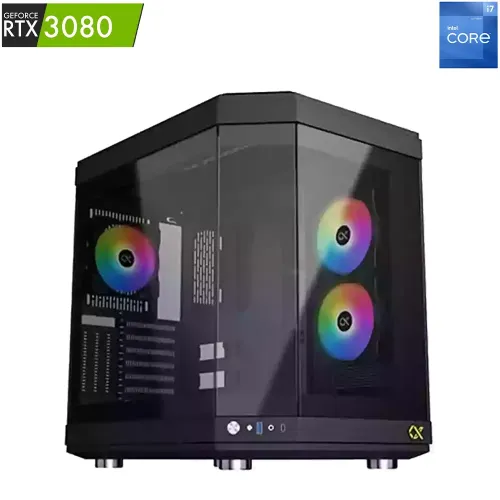 Xigmatek Cubi Type C Intel Core I7 - 12th Gen Rtx 3080 Gaming Pc - Black