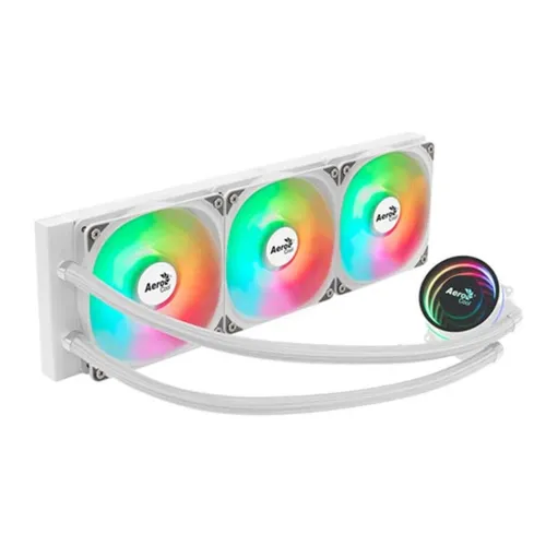 Aerocool Oasis L360 - 3x120mm Argb Cpu Liquid Cooler - White