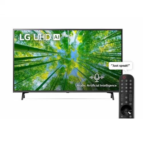 LG UHD 4K Smart TV 55 Inch UQ8000 Series, Cinema Screen Design 4K Active HDR WebOS Smart AI ThinQ - 55UQ80006LD