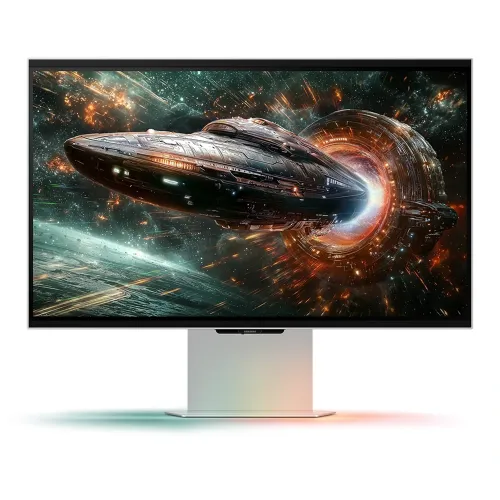 Samsung 27" Odyssey 3d G90xf 4k 165hz Gaming Monitor - Silver