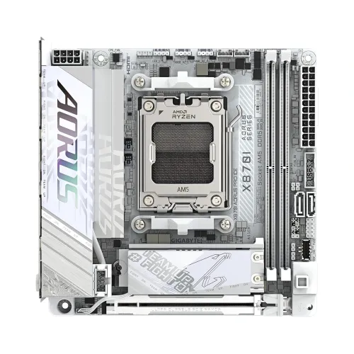 Gigabyte X870i Aorus Pro Ice Ddr5 Motherboard - White