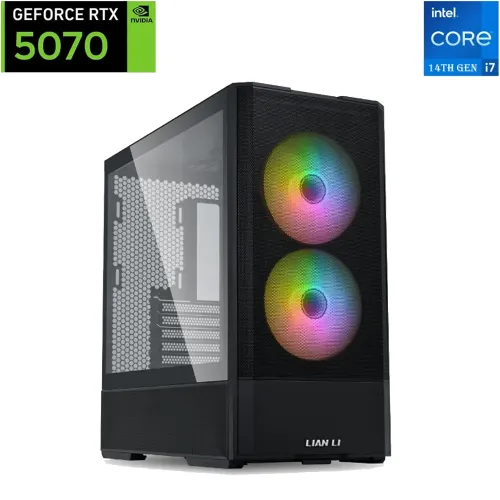 Lian Li Lancool 207 Intel Core I7-14th Gen Rtx 5070 ( 12 Gb ) Gaming Pc