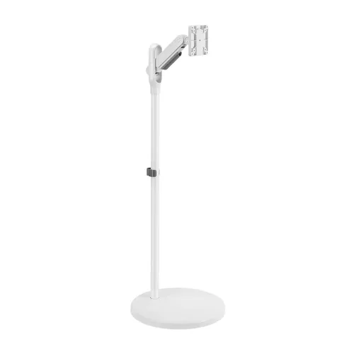 Lumi Mobile Spring-assisted Display Floor Stand - White
