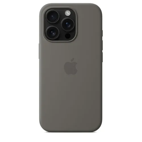 Apple Iphone 16pro Max Silicon Case - Stone Grey