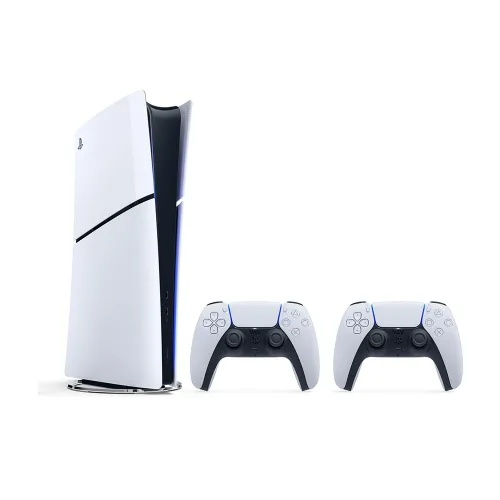 Sony Playstation 5 Slim Digital Console - Two Dualsense Wireless Controllers Bundle - 1tb (European Version)