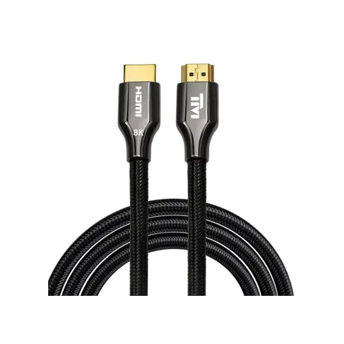 Twisted Minds Zinc Alloy 8k Hdmi Cable Braided Custom8k/60hz, 4k/120hz/60hz, Bandwidth 48gbps - 2 M