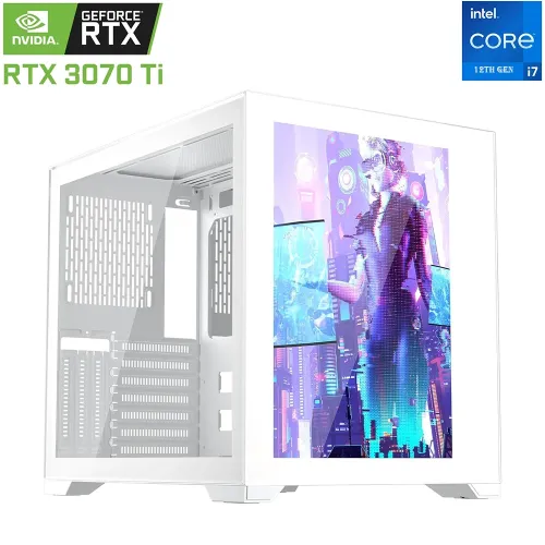 Lovingcool Intel Core I7 - 12th Gen Rtx 3070ti Gaming Pc - White