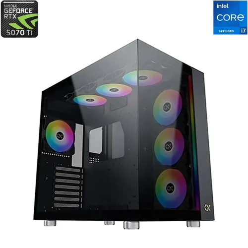 Xigamtek Aqua Intel Core I7 - 14th Gen Rtx 5070ti Gaming Pc