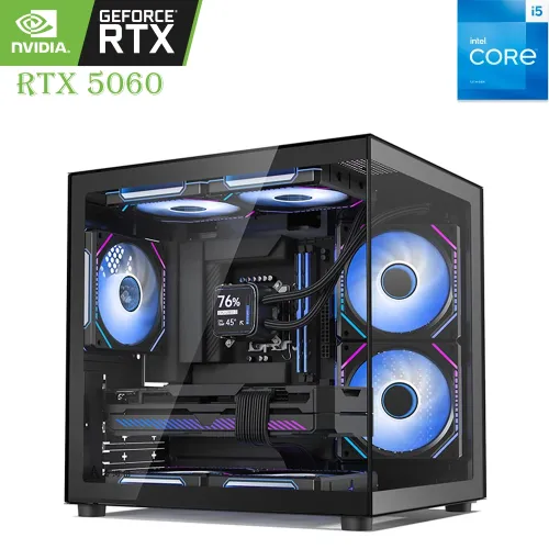 LOVINGCOOL Gaming PC – Intel Core i5 13th Gen | RTX 5060 8GB | 16GB RAM | 1TB SSD