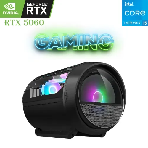 Lovingcool Lc-998 Intel Core I5-14th Gen Rtx 5060 8gb Gaming Pc - Black