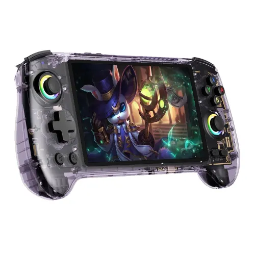 RG557 Retro Handheld Game Console 128 GB – Purple