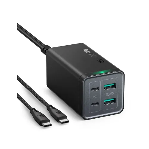Ravpower Pioneer Power Adapter,120W, 4Port, RP-PC146 - Black