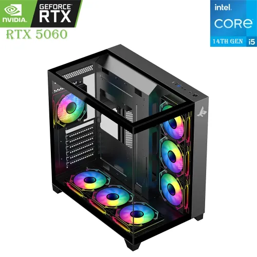 High-Performance Gaming PC – Intel Core i5 14th Gen | RTX 5060 | 1TB SSD | 16GB DDR5 RAM