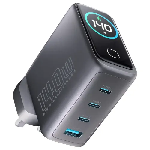 Powerology Voltflow GaN Wall Charger PD 140W - Black