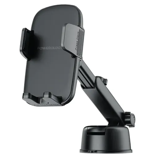 Powerology Raven Auto-Clamping Car Phone Mount - Black