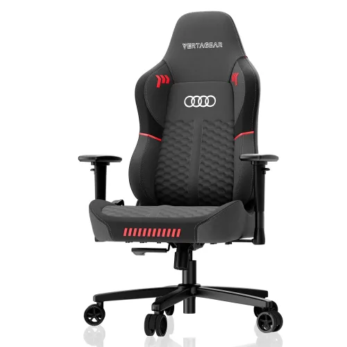 Vertagear SL3800 Synthetic Leather Audi Special Edition Gaming Chair - Black/Red