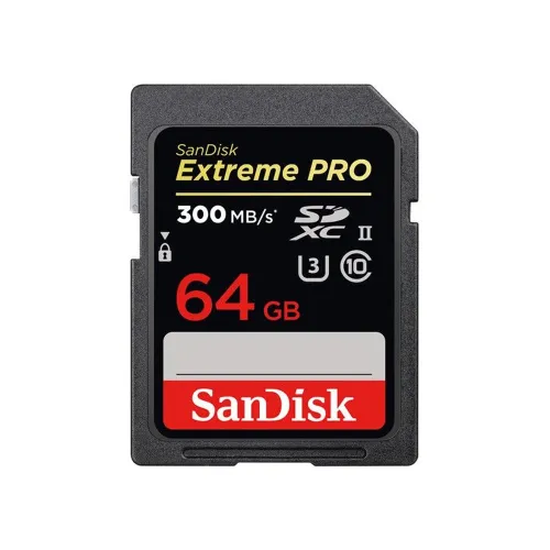 Sandisk Extreme Pro Uhs-ii Sdxc 300mb/s 2000x 4k - 64gb