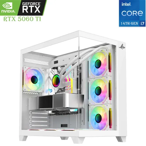 GAMING PC – Intel Core i7 14th Gen | RTX 5060 Ti 16GB | 1TB Gen4 SSD | 16GB DDR5 RAM