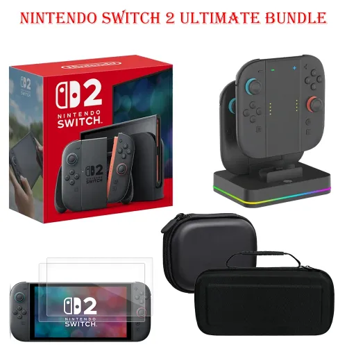 Nintendo Switch 2 Console Ultimate Accessory Bundle – 6-in-1 Complete Set