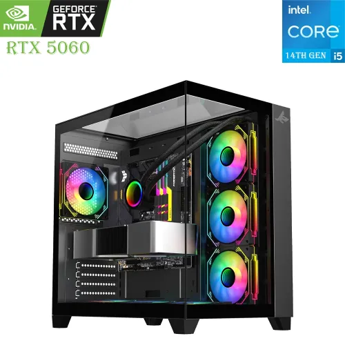 SHARX Gaming PC – Intel Core i5 14th Gen | RTX 5060 8GB | 1TB SSD | 16GB DDR5 RAM