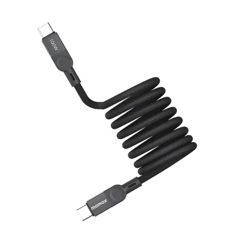 Momax Mag.Link Magnetic USB-C to USB-C Cable 100W Up to 2m - Black