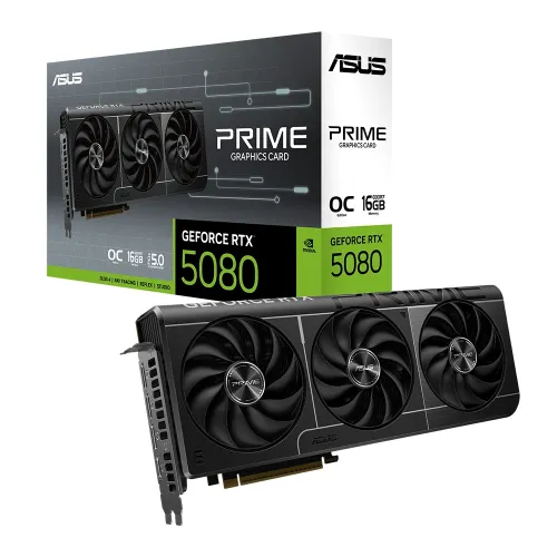 ASUS Prime GeForce RTX 5080 16GB GDDR7 OC Edition PCIe 5.0 Graphic Card