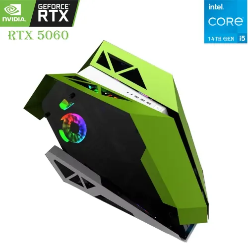 LovingCool Gaming PC - Powered by Intel Core i5 14th Gen, RTX 5060 8GB, 1TB SSD, 16GB RAM