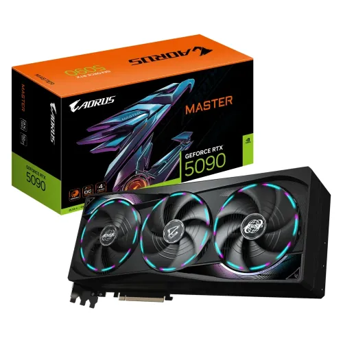 GIGABYTE AORUS GeForce RTX 5090 MASTER 32GB Graphic Card - Black
