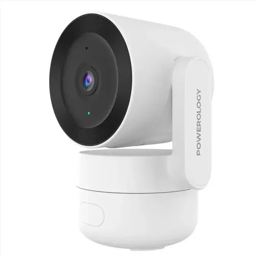 Powerology Indoor PTZ Smart Camera - White PSM015
