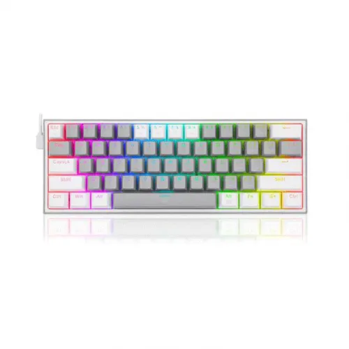 Redragon FIZZ RGB Wired Gaming Mechanical Keyboard (K617-RGB) (Dust Proof Red) (English)