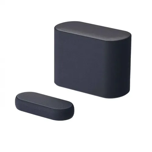 LG Sound Bar, QP5, 3.1.2 Ch / 320W, Small & Compact, Dolby Atmos, dtsX, Black