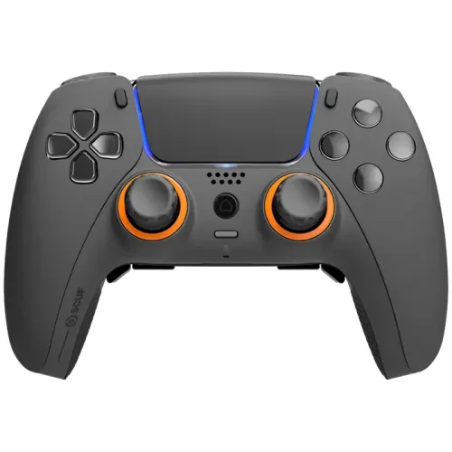 Scuf Reflex Wireless Performance Controller for PS5 - Steel Gray Orange Ring