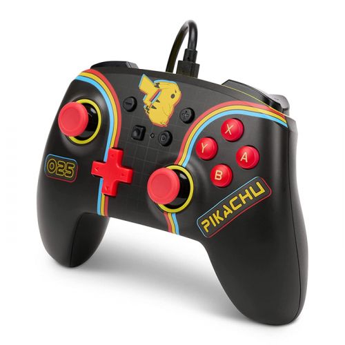 Nintendo Switch: PowerA Pokemon Enhanced Wired Controller - Pikachu Arcade