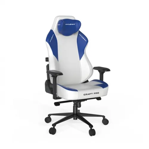 Dxracer Craft Pro Classic Gaming Chair - White/blue