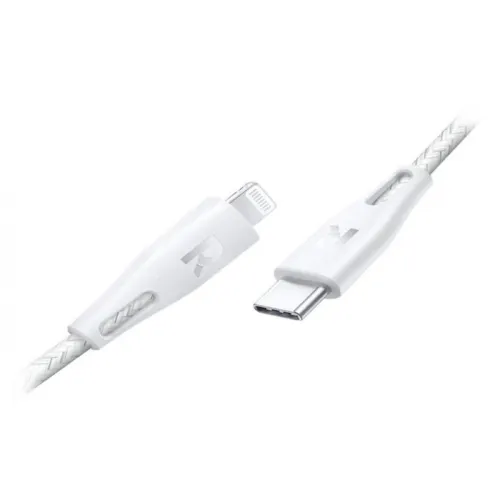 RAVPower RP-CB1018, Type-C to Lightning Cable, 2m, Nylon - White