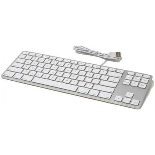 Matias Wired Aluminum Tenkeyless Keyboard For Pc - Silver (Open Box)