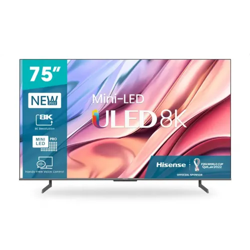Hisense 75inch U80H 8K MiniLED Android Q Television - 75U80H