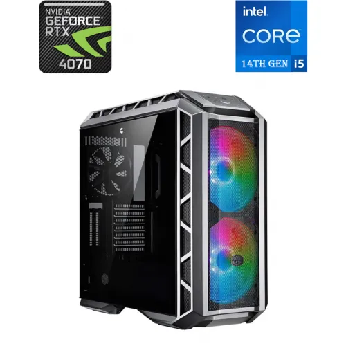 Cooler Master H500p Intel Core I5 - 14th Gen Rtx 4070 Gaming Pc
