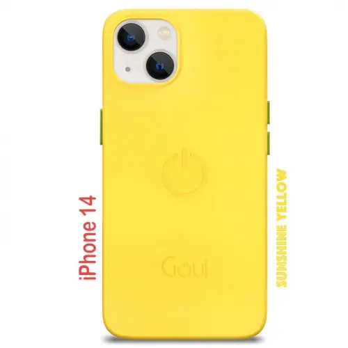 Goui iPhone 14 (6.1inch) Magnetic Case with Magnetic Bars - Sunshine Yellow