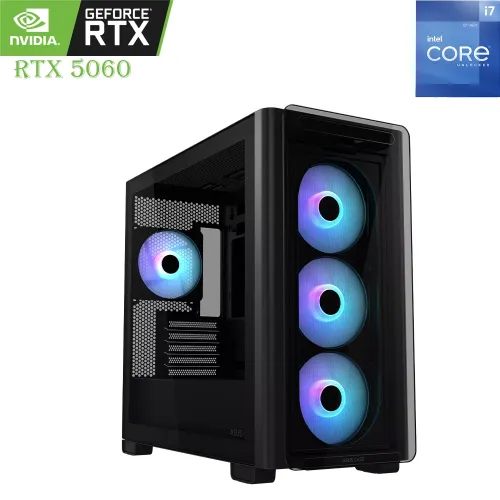 Gaming Pc Intel Core I7 - 12th Gen Rtx 5060 8gb, 1tb Ssd, 16gb Ram Black