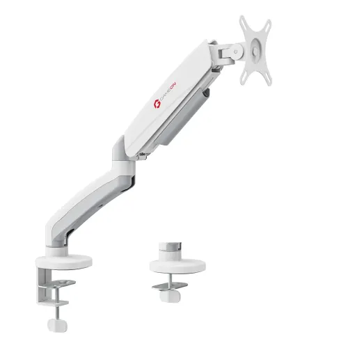 Gameon Go-5400 Mechanical Spring Monitor Arm 17"-32" For Gaming And Office Use - White