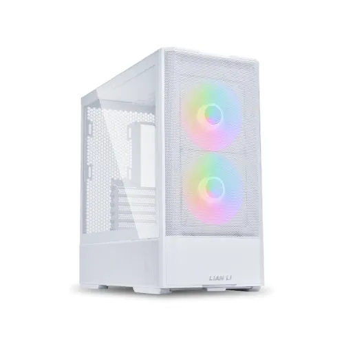 LIAN LI LANCOOL 207 Micro ATX Gaming PC Case - White