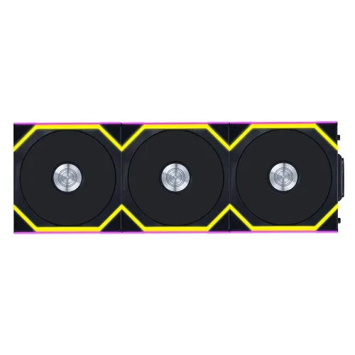 LIAN LI UNI FAN SL Wireless 120mm ARGB Case Fans (3 Pack) - Black