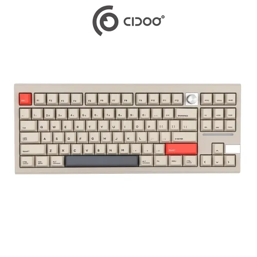Cidoo V87 Pro Gasket Tkl Tri-mode Via Programmable Mechanical Keyboard (English)