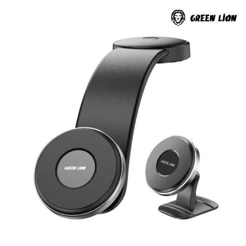 Green Lion 2 in1 Magflex Car Phone Holder - Black