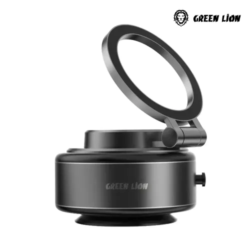 Green Lion GX-29 Auto Suction Phone Holder - Matte Black
