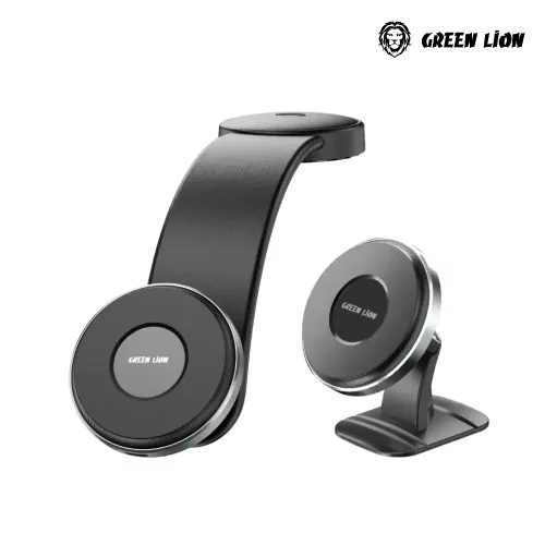 Green Lion 2 in1 Magflex Wireless Car Charger - Black